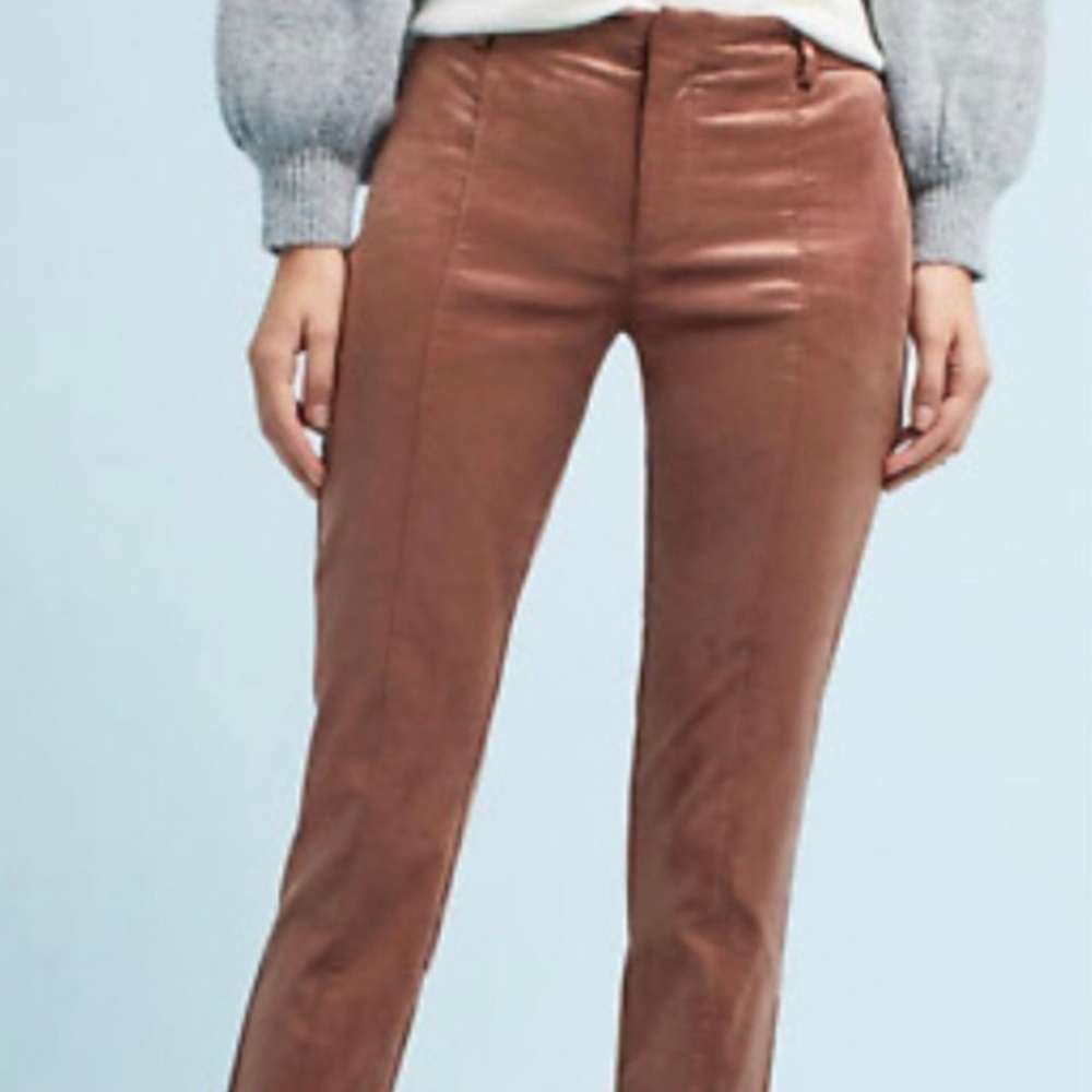 Anthropologie Velvet Pants